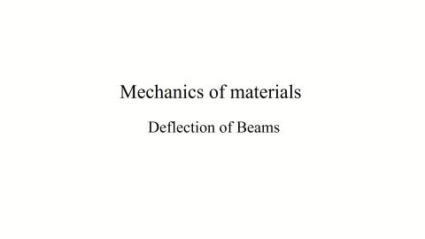 Deflection of beams-Part1