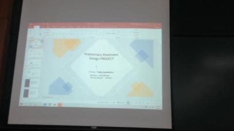 Group presentation recording