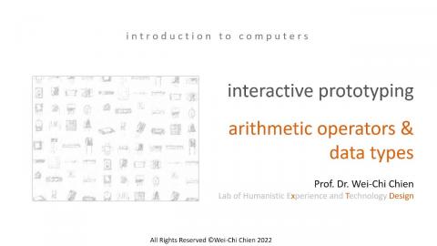 arithmetic operators and data types