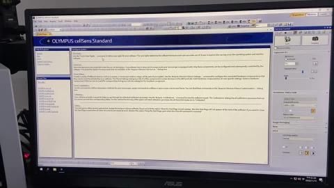 細胞影像分析操作（89915 OLYMPUS）螢光顯微鏡實作2