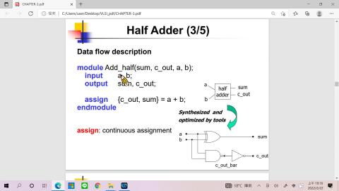 2022數位IC設計 第五週課程 Part2