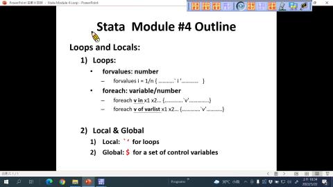 STATA Loops and Locals