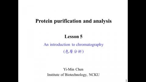 蛋白質: Introduction to chromatography - 中文版