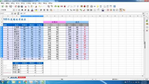 儲存格條件式設定（1060119）
