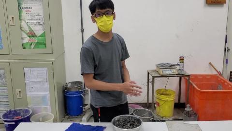 2022-3-28 工材實驗 粗骨材比重及吸水率 
