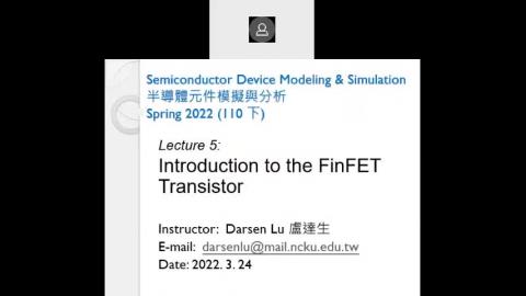 【Semiconductor Devices Modeling and Simulation】 0329 Review of Semiconductor Processing -1.mp4