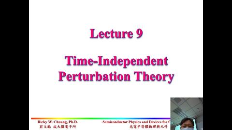 Time-Independent Perturbation Theory