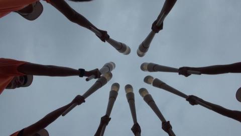 2017全大運聖火到成大  傳承與友誼的象徵