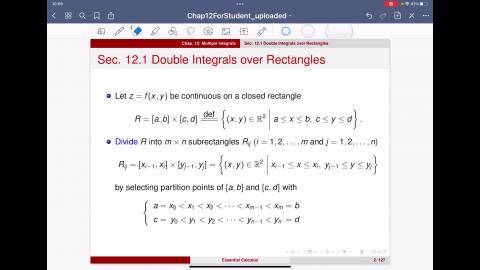 Sec 12.1 Double Integrals over Rectangles a.MP4