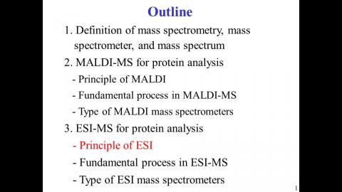 蛋白質: Mass spectrometry for protein analysis (2) - 中文版