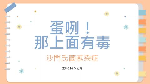 1102TIDL(課調老師:張雅雯教授)_工科系朱心慈_沙門氏菌