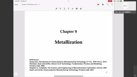 半導體材料與製程-20220517 Chapter 9-p.1-41.mp4