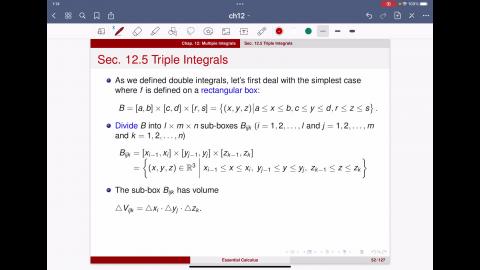 Sec 12.5 Triple Integrals a.MP4