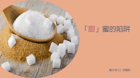 1102TIDL(課調老師:張雅雯教授)_航太系洪晟鈞_高糖飲食帶來的危害