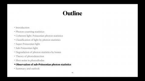 Observation of sub-Poissonian photon statistics_I