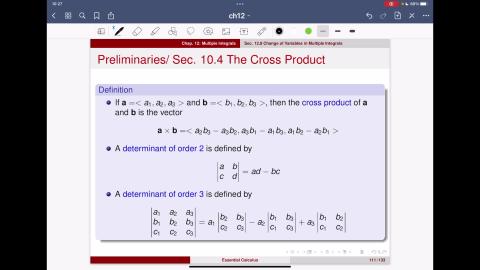 Sec 12.8 Change of Variables in Multiple Integrals.mp4