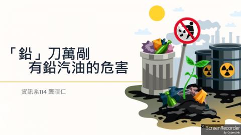 1102TIDL(課調老師:張雅雯教授)_資訊系龔暄仁_含鉛汽油