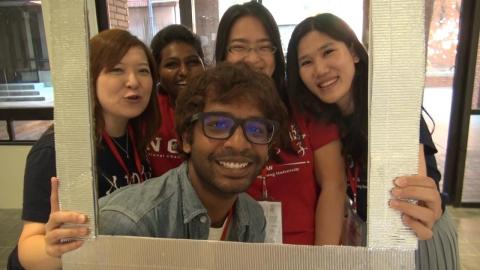 成大秋季班外國新生研習會  500外籍生參加