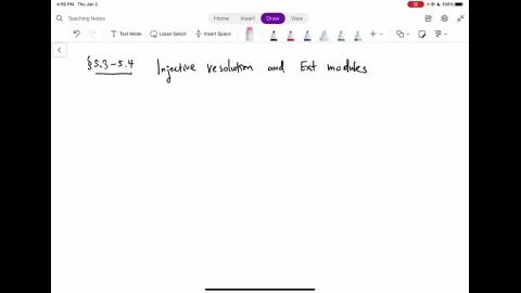 5.3-4_Injective resolutions and Ext modules