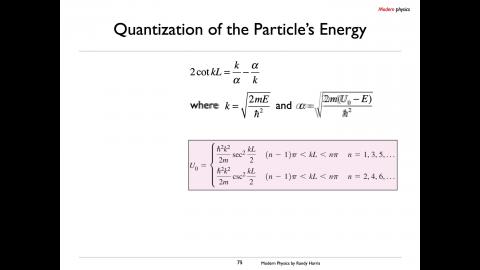 Case 2- The Finite Well_II