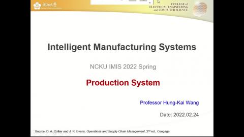 Manufacturing System and Capacity Management_part 1