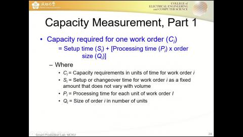Manufacturing System and Capacity Management_part 2