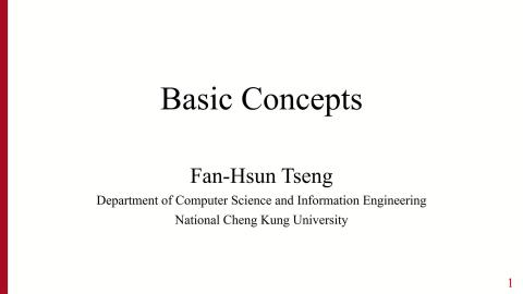 CH1 - Basic Concepts
