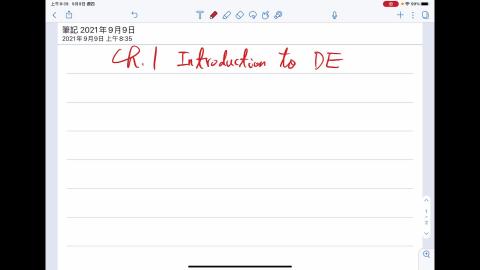 Ch 1 and  2-2 Separable eq.MOV