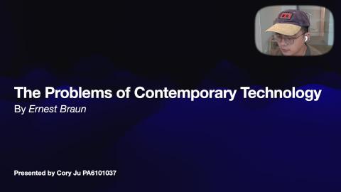 (student review) Contemporary Problems of Technology