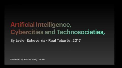 (student review) Artificial Intelligence Cybercities and Technosocieties