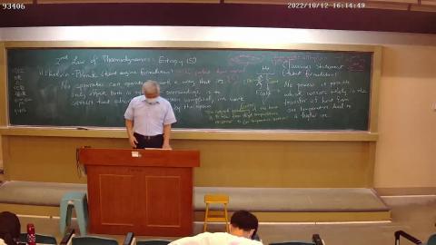 On-line Lecture 化工熱力學 - 2022/10/12 16:10