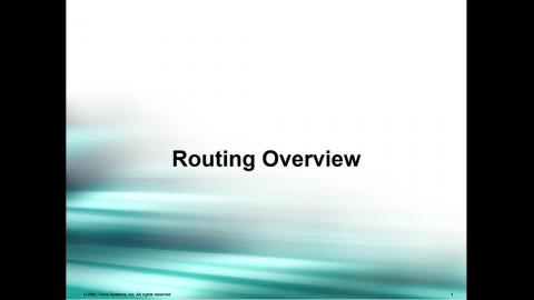2022/11/2 網路管理 Routing Overview