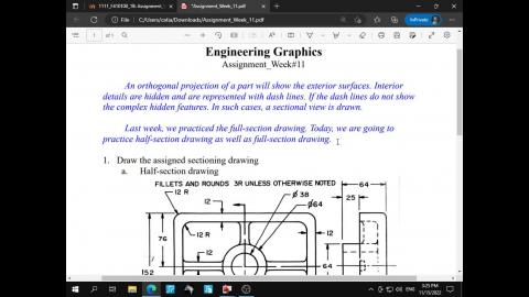 Engineering Graphics_Lecture, Week#11.mp4