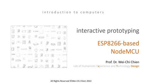 IoT Practice - 2 NodeMCU (Eng)