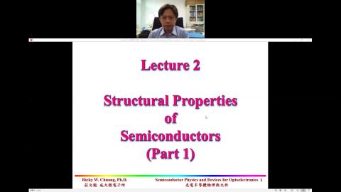 Lecture 2_ Structural Properties of Semiconductors - Part 1