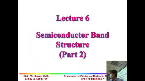 Lecture 6_ Semiconductor Bandstructure - Part 2