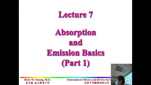 Lecture 7_ Absorption and Emission - Part 1