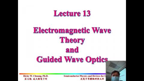 Lecture 13_ EM Wave Theory and Guided Wave Optics