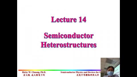 Lecture 14_ Semiconductor Heterostructures