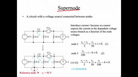 電子及電工學 3-3 supernode supermesh.mov