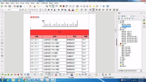 (17)如何設定表格列高