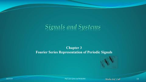 訊號與系統 Signals and Systems-20230418