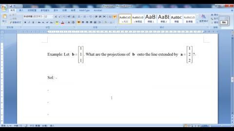 W11 L2 Projection onto a subspace.wmv