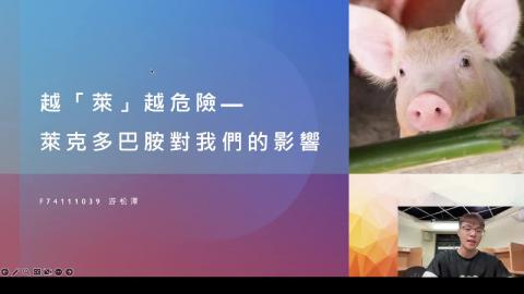 (56890)1112TIDL(課調老師:張雅雯教授)_資訊系游松澤_112.5.29_萊豬對我們的影響