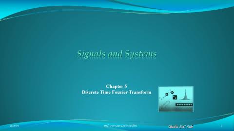 訊號與系統 Signals and Systems-20230509 (2)
