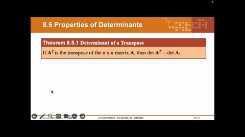 【0522-Class recording】Part 2-Properties of Determinants