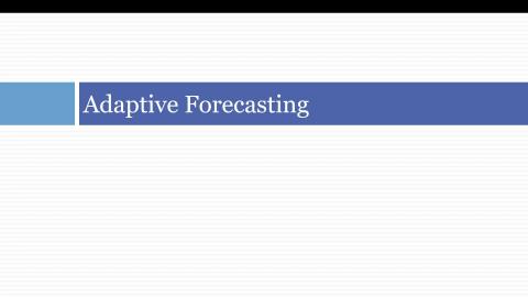 Adaptive forecasting.mkv