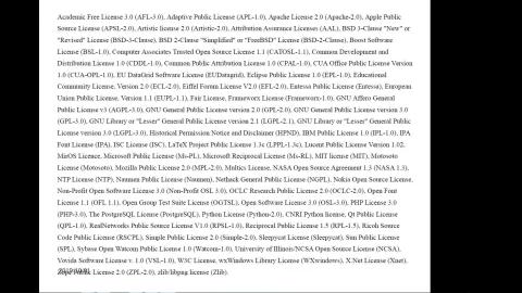 5-了解運用開源軟體的規則（GPL-like、 Others、BSD-like)