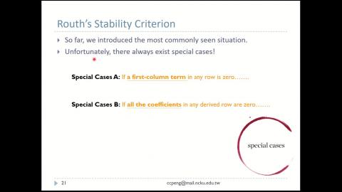 04 Automatic Control = Rouths Stability CriterionPart-3.mp4