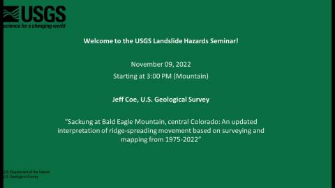 4.USGS Landslide Hazards Seminar Sackung at Bald Eagle Mountain, central Colorado.mp4